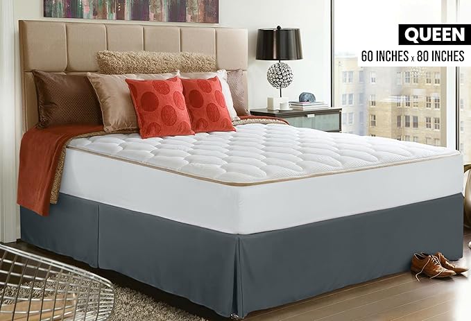 Utopia Bedding Queen Bed Skirt - Image 2