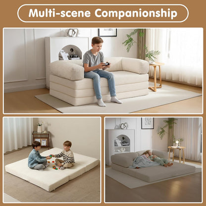 convertible sofa bed queen,5-in-1 tri-fold boneless couch with, package contents