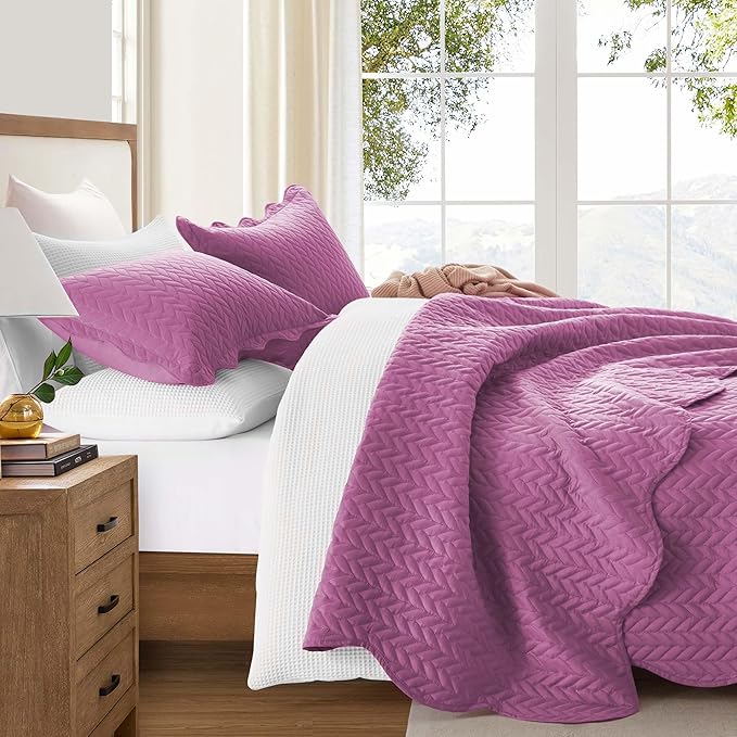IR Imperial Rooms 8 Pack California King Quilt Bedding Set - Image 8