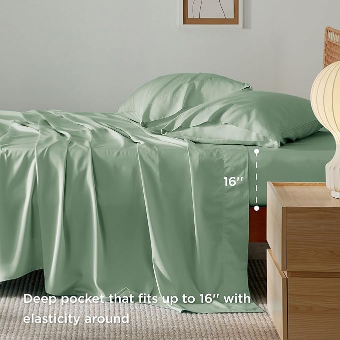 Bedsure King Size Sheets Set, Cooling Sheets - Image 4