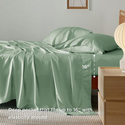 Bedsure King Size Sheets Set, Cooling Sheets - Image 4