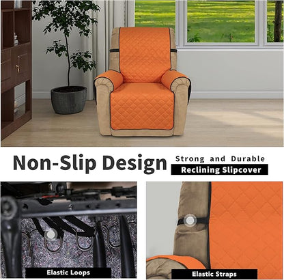 Easy-Going Recliner Chair Slipcover Reversible Sofa Cover Water Resistant Couch - Image 3