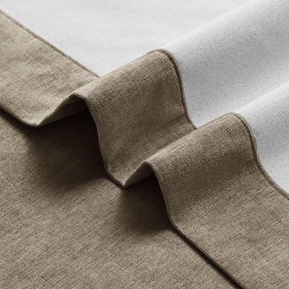 Macochico 120" Wx84 L 100% Blackout Chenille Curtains - Image 5
