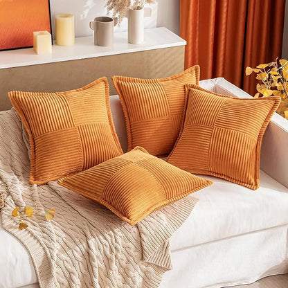 MIULEE Burnt Orange Decorative Throw Pillow Covers - Image 7