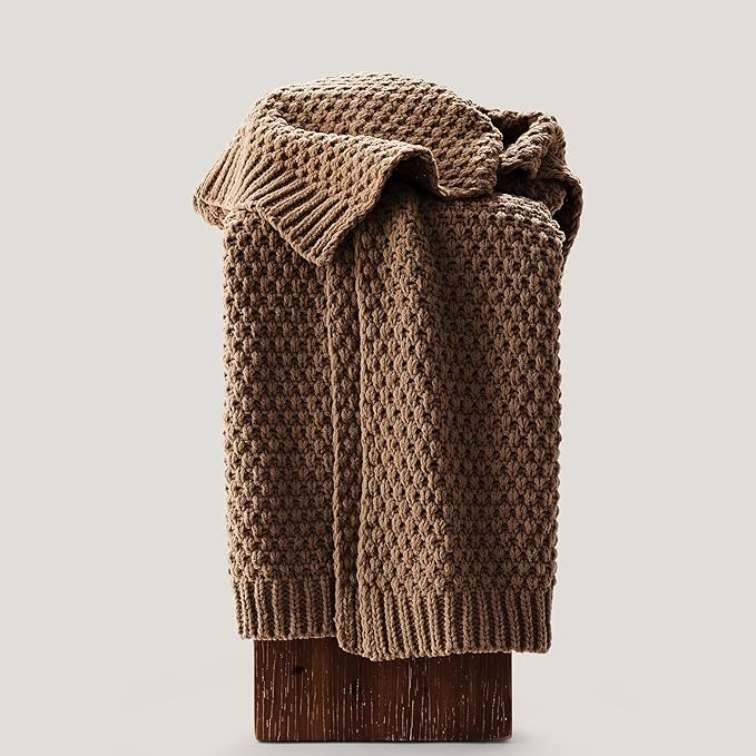 EVERGRACEHOME Chunky Chenille Knit Throw Blanket - Image 6