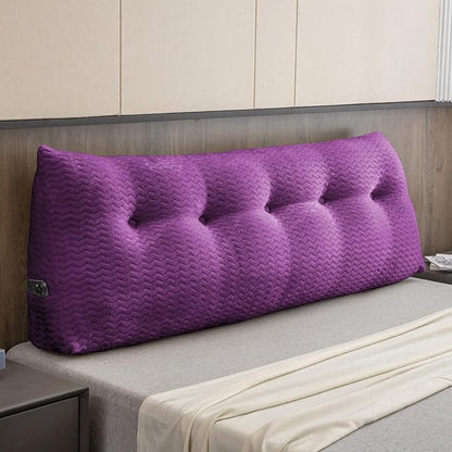 Large Bolster Triangular Headboard Wedge Backrest Positioning Support Bed Rest by ZOEMO