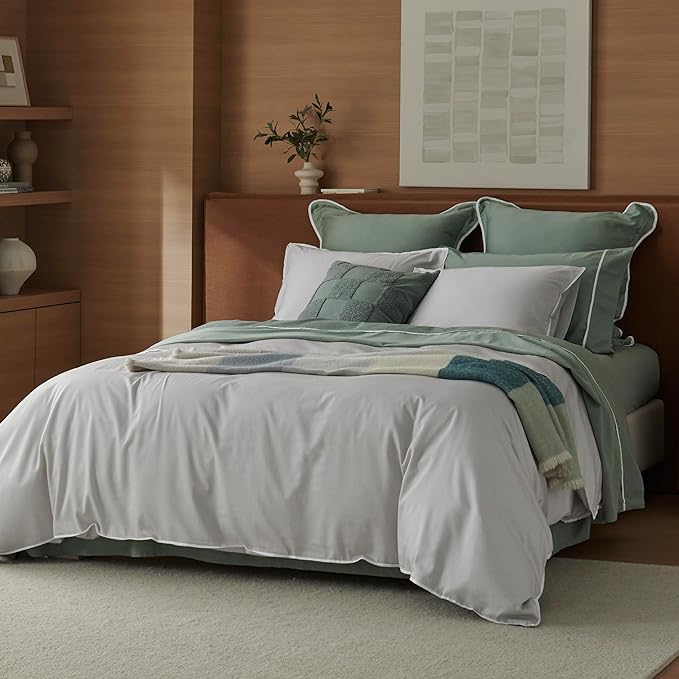 Double Stitch Cotton Tencel Duvet Cover by DoubleStitch