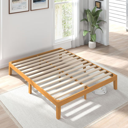 sweetcrispy king size bed frame, platform bed frame, package contents