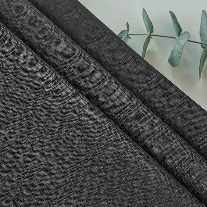 maxmill Faux Linen Textured Rectangle Tablecloth Water Resistant Wrinkle Free - Image 8