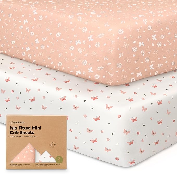 Pack and Play Sheets Fitted by KeaBabies