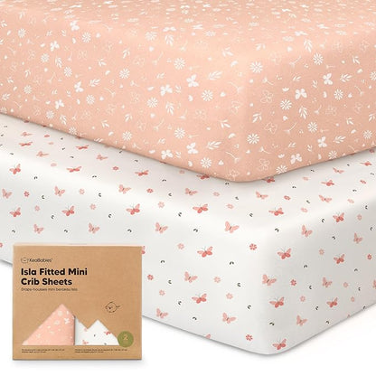 Pack and Play Sheets Fitted by KeaBabies