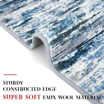 Modern Abstract Runner Rug 2x10 - Image 5