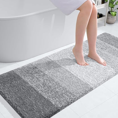 OLANLY Bathroom Runner Rugs 54x24, Extra Soft Absorbent Microfiber Bath Rugs by OLANLY