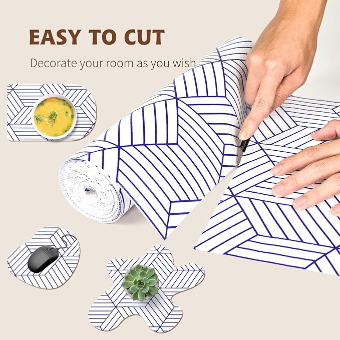 Shelf Liners for Kitchen Cabinets 17.3in x 20FT, Non Adhesive Cabinet Liner - Image 7
