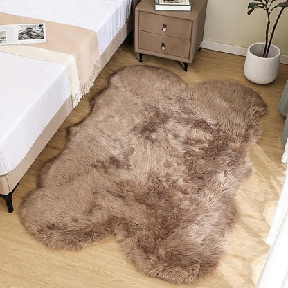 Latepis Beige Washable Rugs 4x6 - Image 2