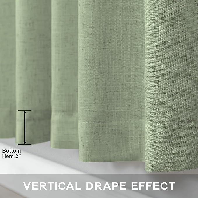 Sage Green Curtains 96 Inches Long - Image 7
