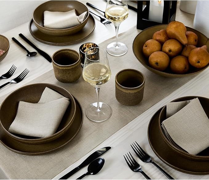 Solino Home Linen Natural Table Runner 90 Inches Long - Image 9