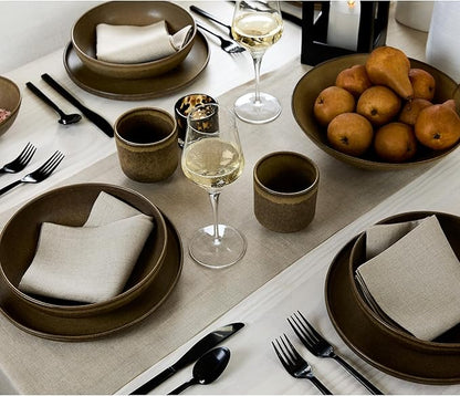 Solino Home Linen Natural Table Runner 90 Inches Long - Image 9