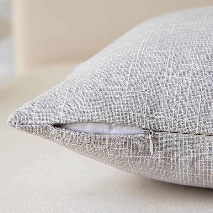 Kevin Textile Decorative Lined Linen Cushion Cover Throw Pillow Case - Image 2