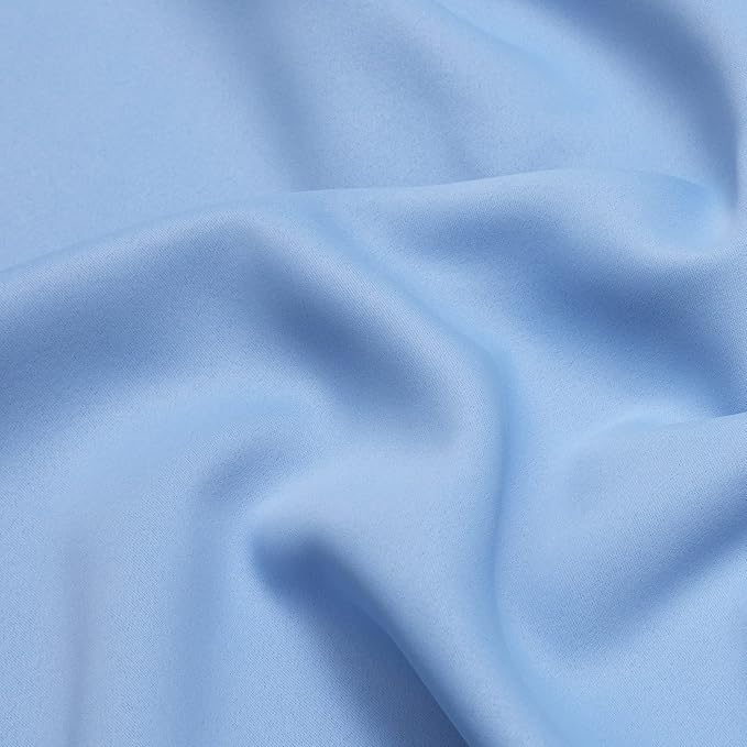Light Sky Blue Valances for Windows - Image 5