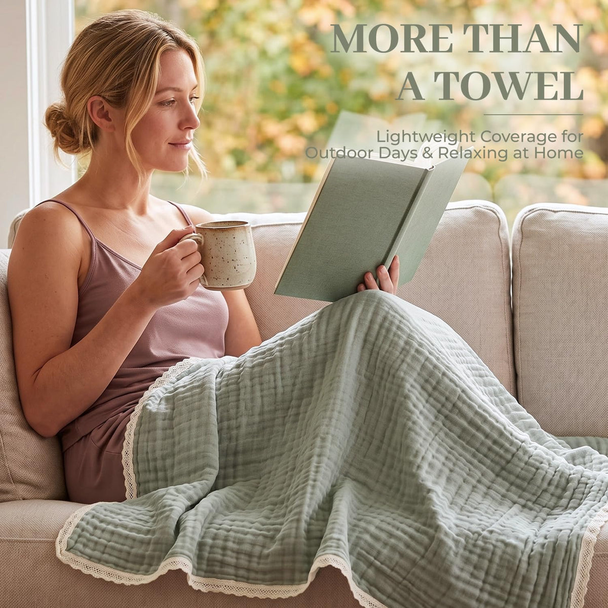 lightweight cotton bath towels, 2 pack quick dry on a desk or shelf