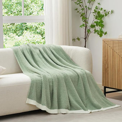 Snuggle Sac Sage Green Throw Blanket - Image 3