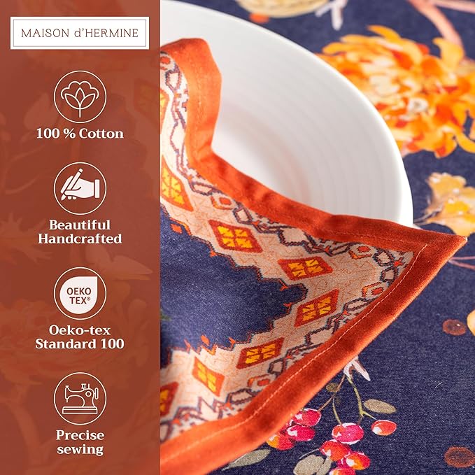 Maison d' Hermine Cloth Napkins Set of 4 100% Cotton - Image 2