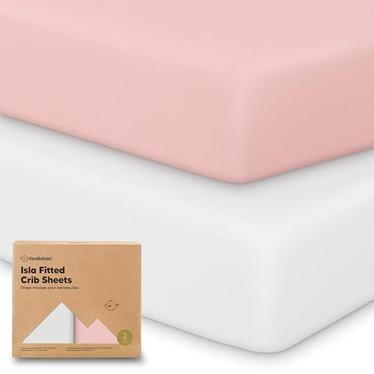 KeaBabies 2-Pack Baby Crib Sheets by KeaBabies