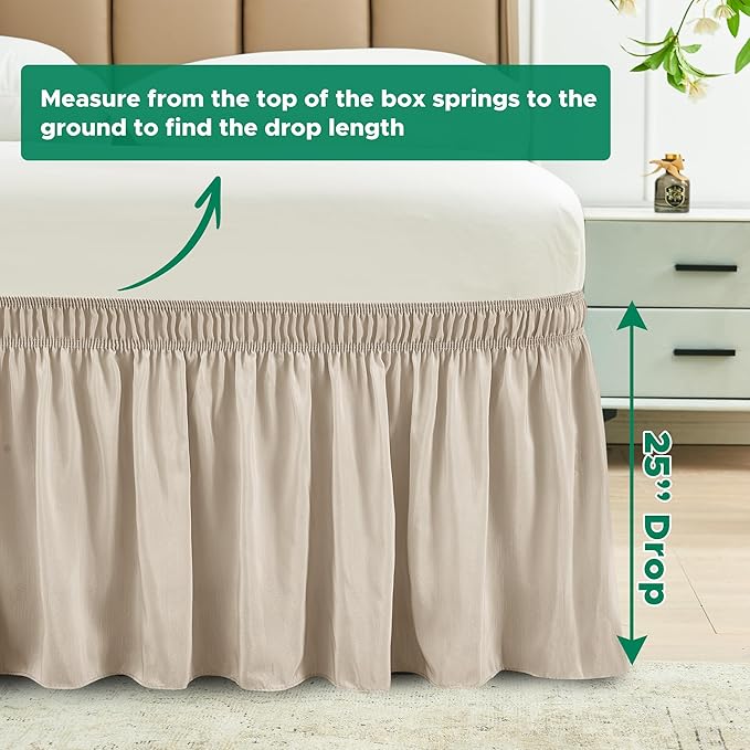 Biscaynebay Wrap Around Bed Skirts - Image 3