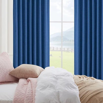 CUCRAF Custom Linen 100% Total Blackout Curtains, Light Blocking Drapes Thermal - Image 7