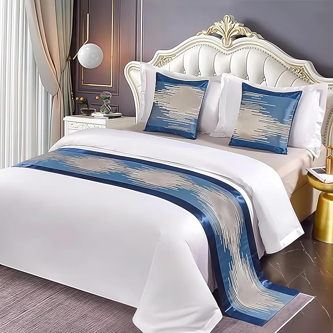 Bed Runner for Guest Room，Luxury Bed Runner，Wedding Bed Runner，Embroidered Bed by Unknown