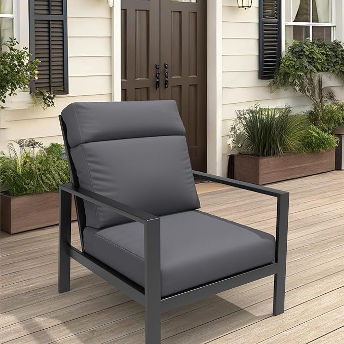 Covers & All CoverRite Rectangle High Back Chair Cushion, 600 Denier, Foam Seat - Image 5