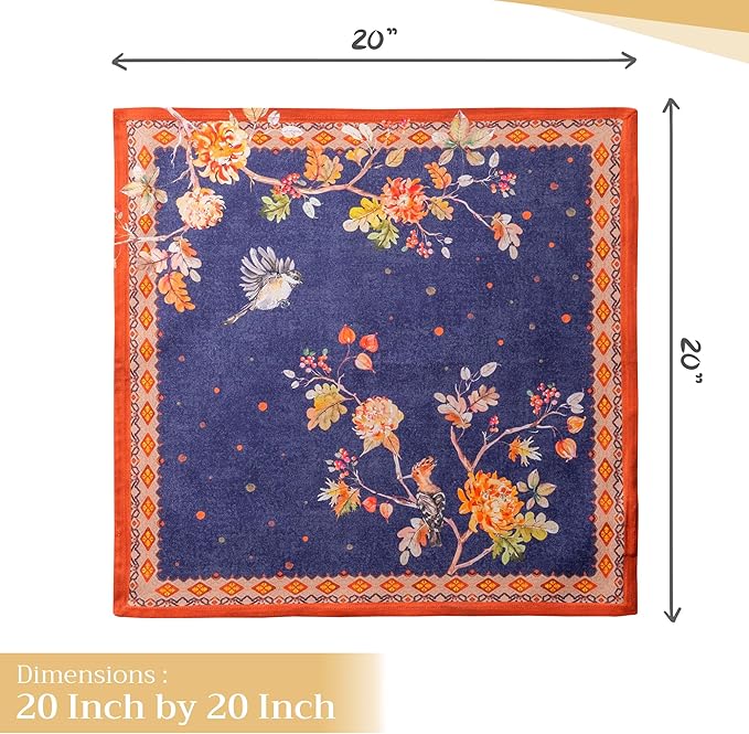 Maison d' Hermine Cloth Napkins Set of 4 100% Cotton - Image 4