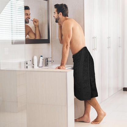 texcraft large bath towels set of 6 – on a desk or shelf