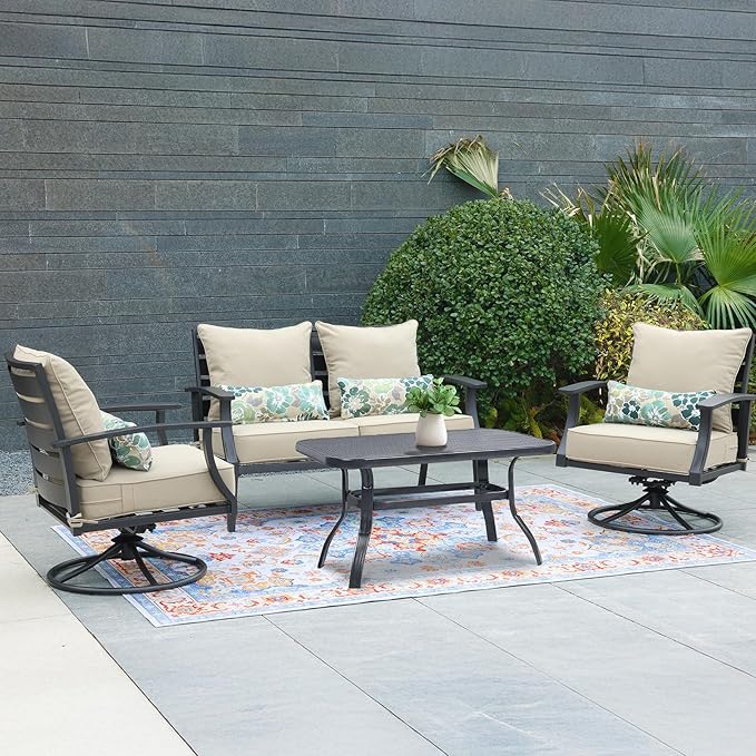 Aoodor Outdoor Chair Cushion, 22 x 24 Inch Water-Resistant, Fade-Resistant - Image 2