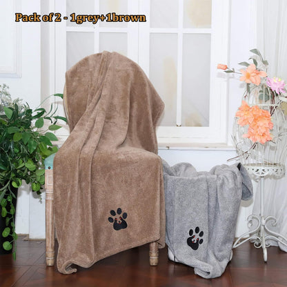dogvingpk extra large dog towels for drying dogs shown in use