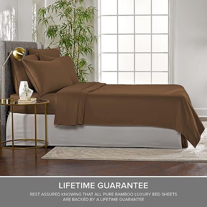 Pure Bamboo Split King Sheets, Genuine 100% Organic Viscose Derived from Bamboo - Image 4