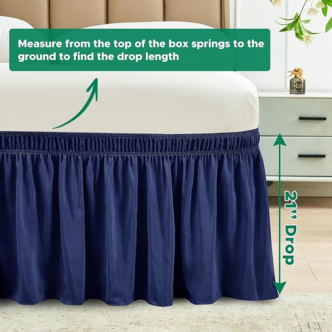 Biscaynebay Wrap Around Bed Skirts - Image 3