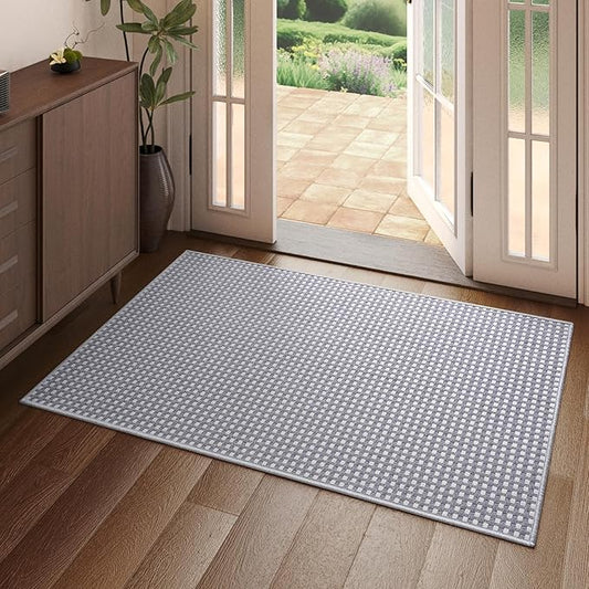2x3 ft Indoor Door Mat Entryway Rug Non Slip Woven Washable Area Rugs Kitchen by YDKGL