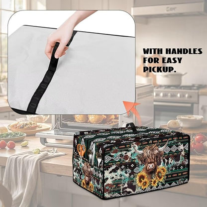 Toaster Oven Dust Cover Washable Fabric Convection Oven Cover Protector - Image 4