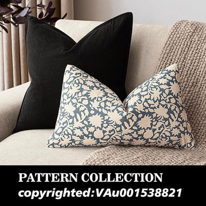 Foindtower Set of 2 Decorative Neutral Floral Throw Pillow Covers Accent - Image 4