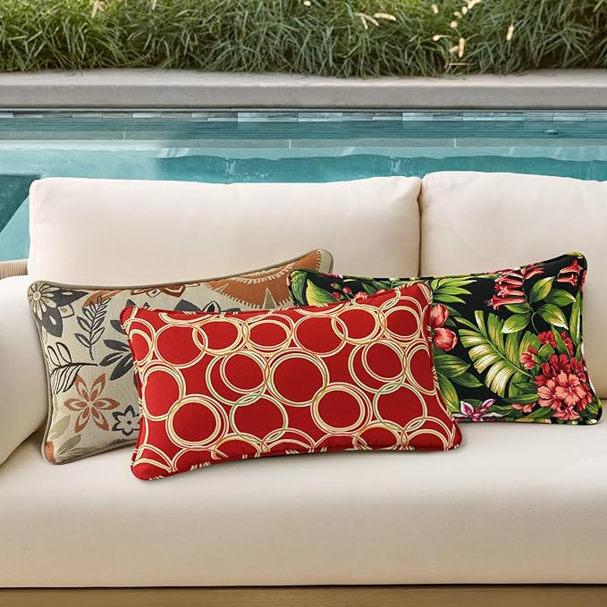 Outdoor Decorative Pillows Pack of 4 - Image 6