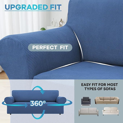 LURKA Stretch Sofa Slipcovers 1 Piece Couch Covers - Image 4