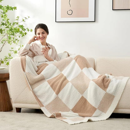 Snuggle Sac Checkered Blanket, 50x60 inches - Image 3