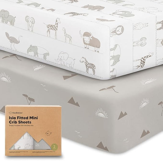 Pack and Play Sheets Fitted by KeaBabies