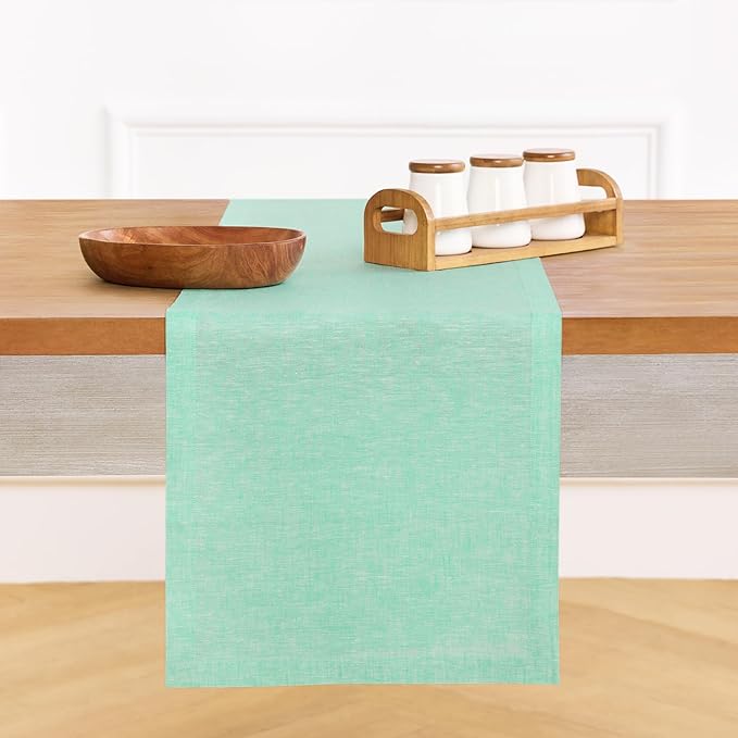 Solino Home Linen Table Runner 120 Inches Long - Image 2