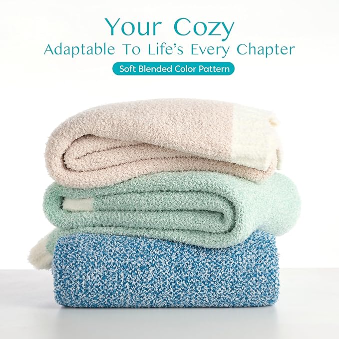 Joiedomi Throw Blanket for Couch Bed Sofa, Cozy Cute Soft Throw Home Room Decor - Image 4