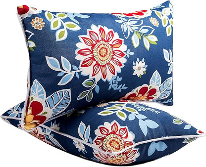 JMGBird Outdoor Pillows Waterproof Set of 2 Outdoor Throw Pillows by JMGBird