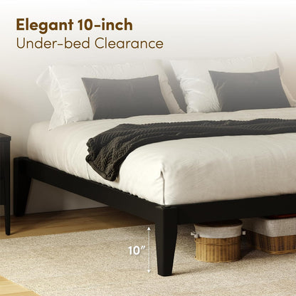 thor japanese joinery bed frame queen, solid wood, package contents
