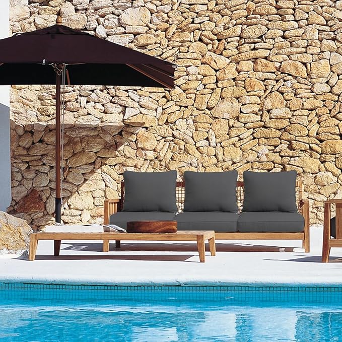 Sundale Outdoor Olefin Deep Seat Cushion, Patio Chair Cushion and Pillow - Image 9
